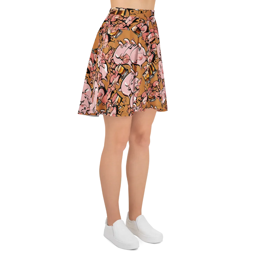 Pigskin Pilsner on Skater Skirt — Right