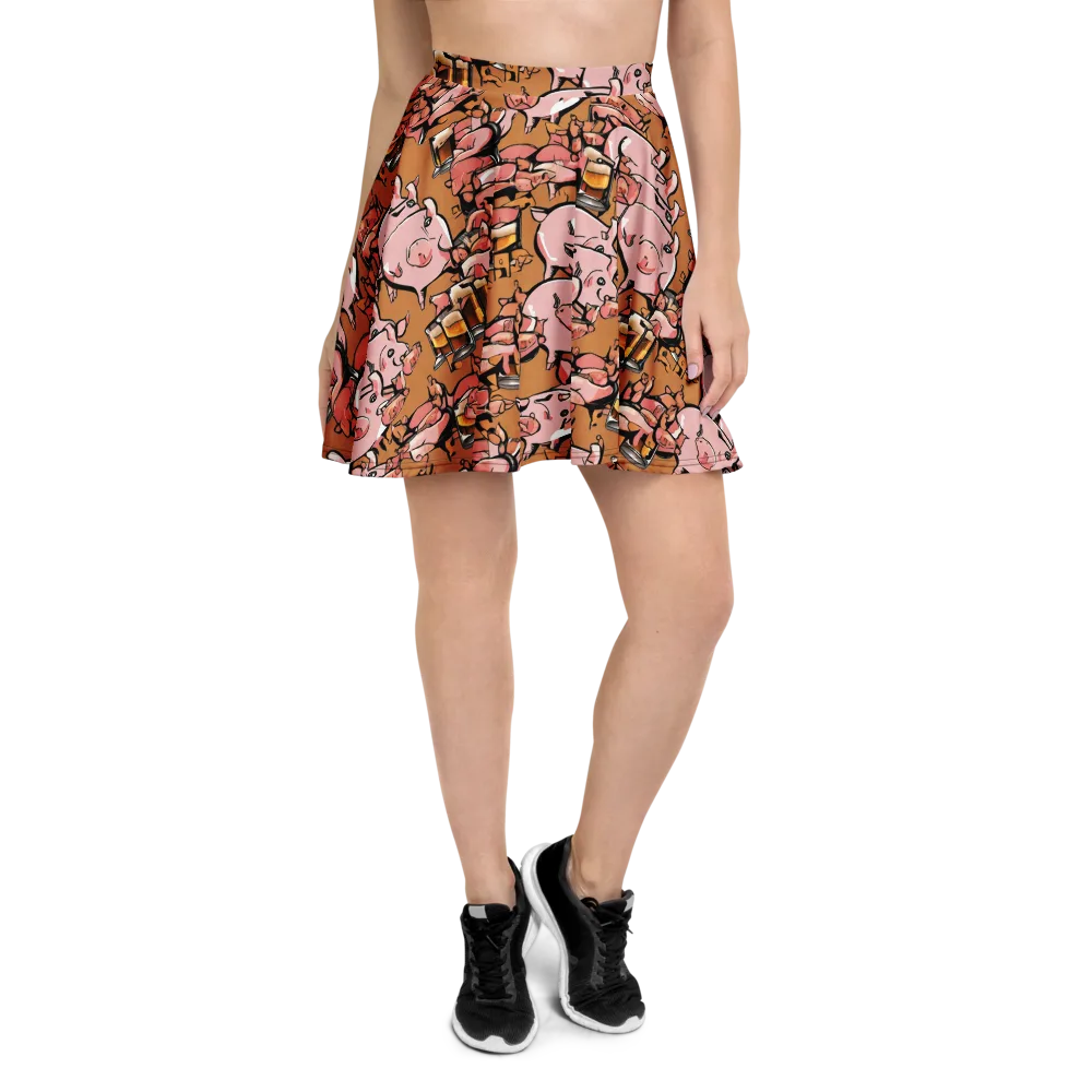 Pigskin Pilsner on Skater Skirt — Front