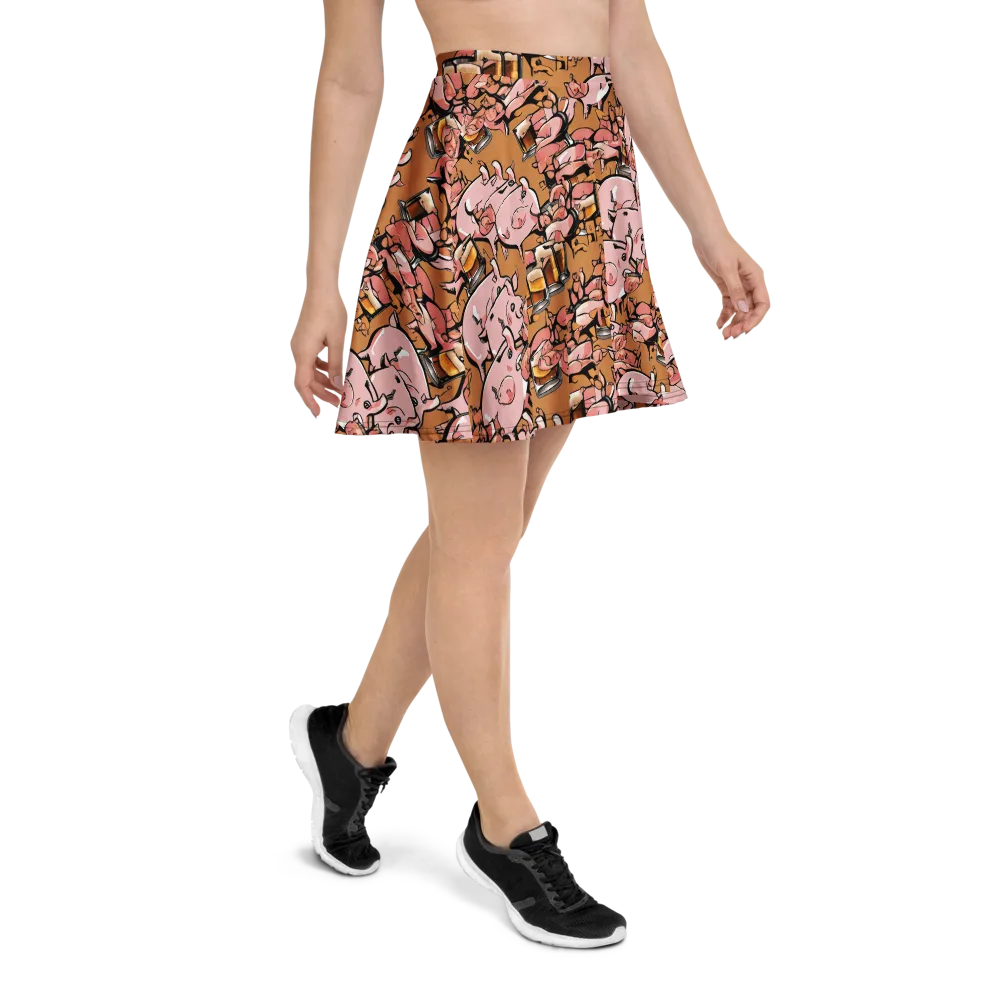 Pigskin Pilsner on Skater Skirt — Right