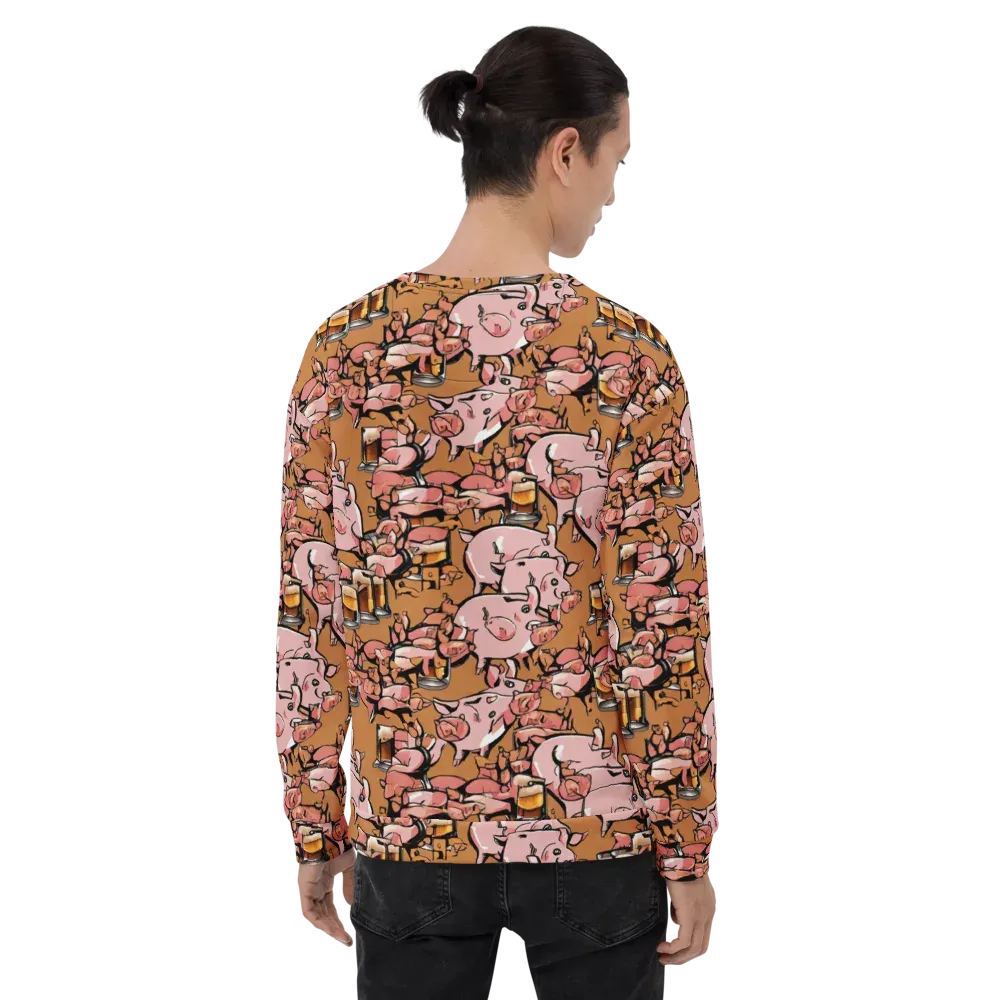 Pigskin Pilsner on Sweatshirt — Back