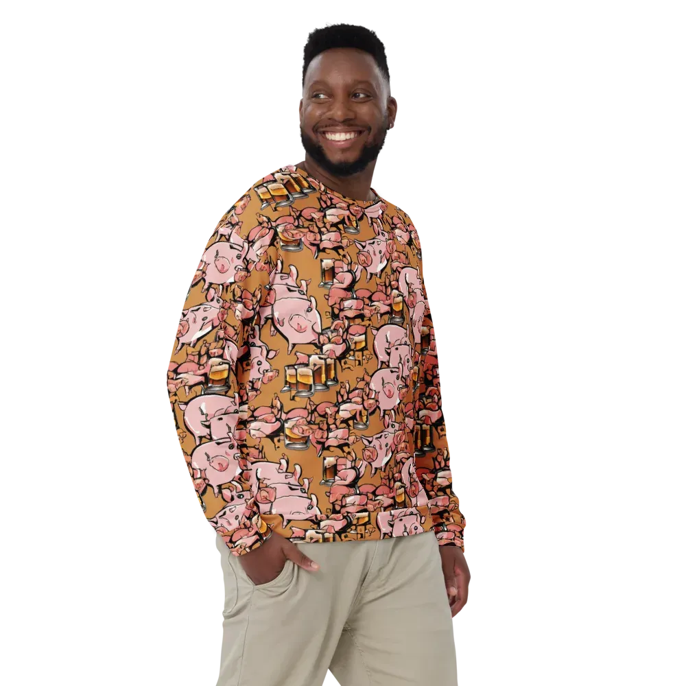 Pigskin Pilsner on Sweatshirt — Front