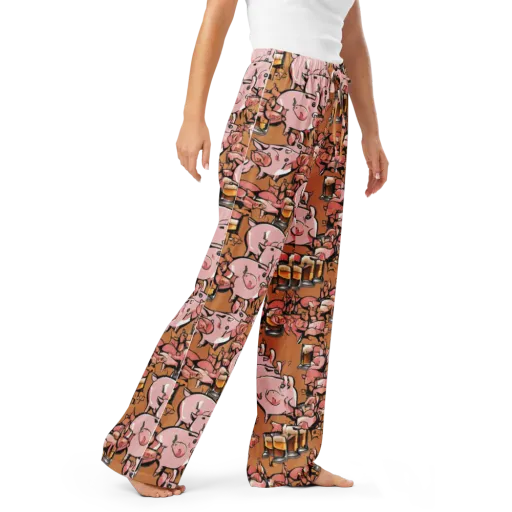 Pigskin Pilsner on a Women's Pajama Pants