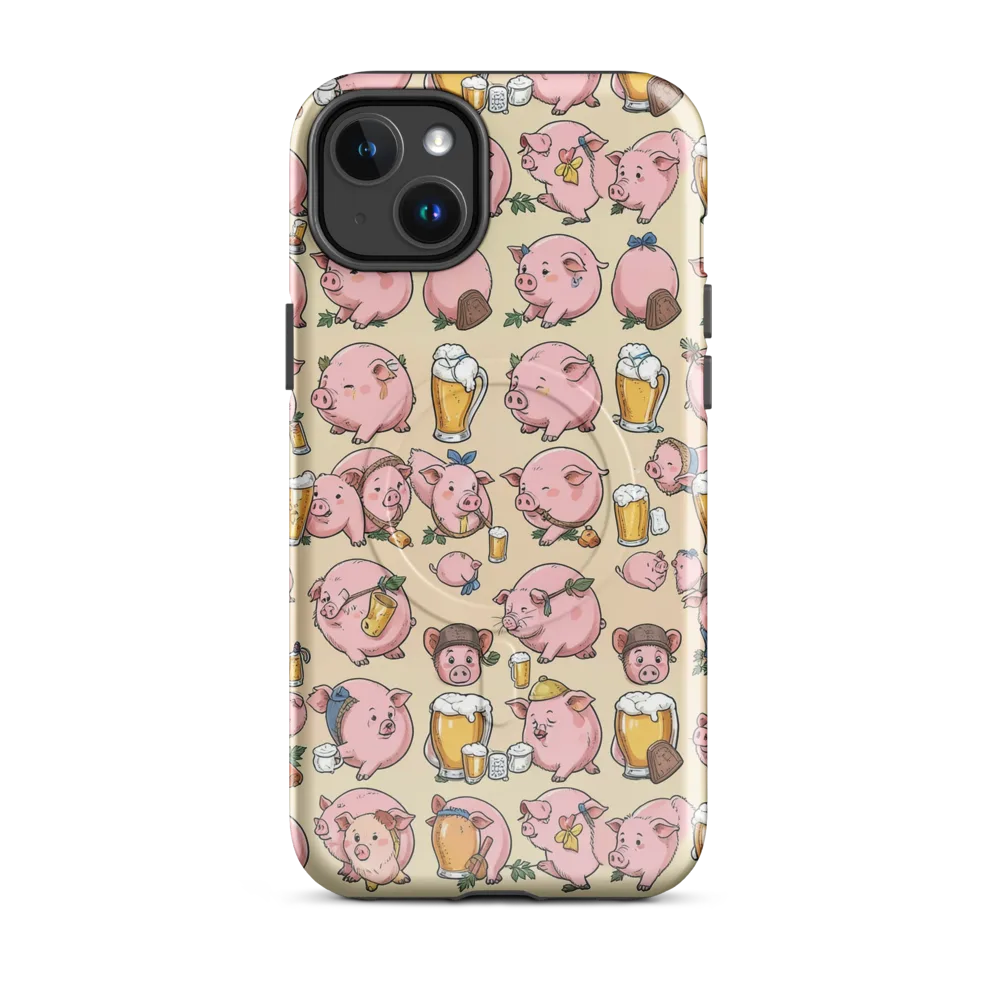 Pigskin Social on MagSafe Tough Case for iPhone® — Front