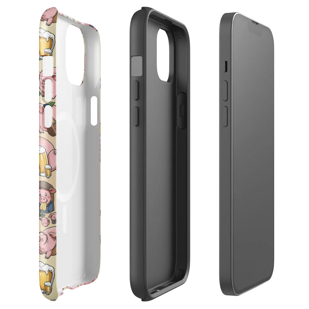 Pigskin Social on MagSafe Tough Case for iPhone® — Front
