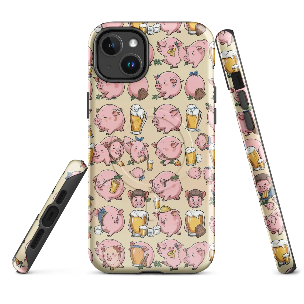 Pigskin Social on MagSafe Tough Case for iPhone® — Front