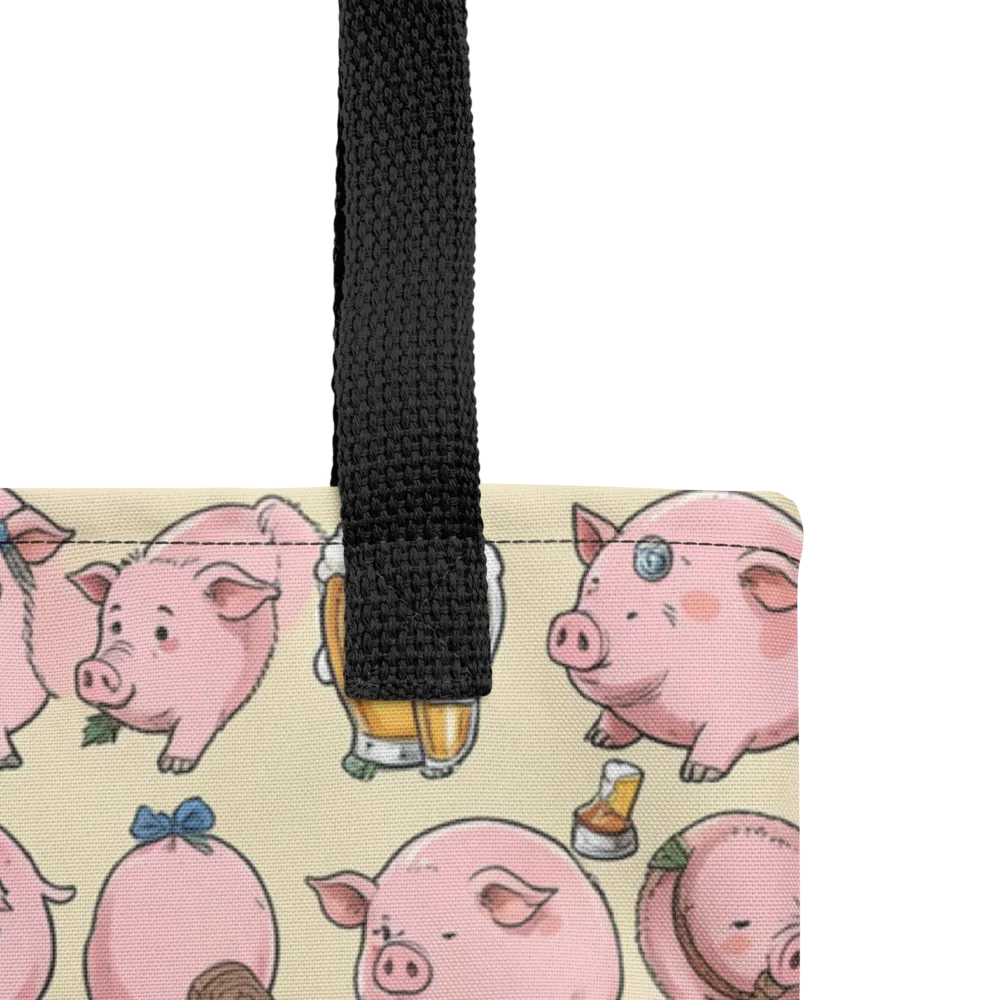 Pigskin Social on Tote Bag — Product details