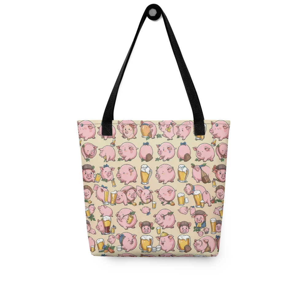 Pigskin Social on Tote Bag — Front