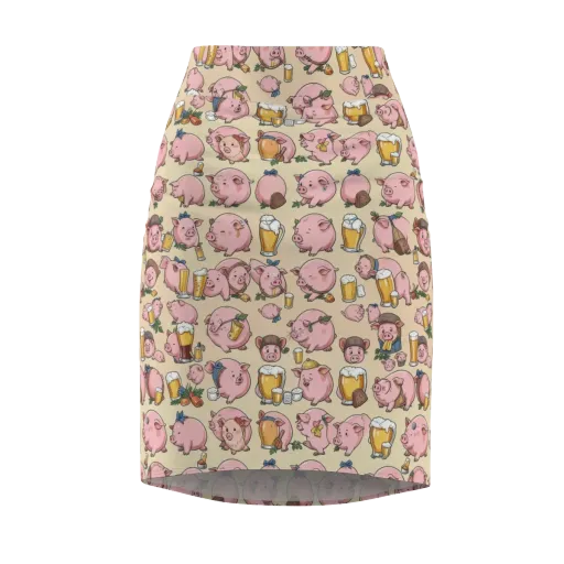 Pigskin Social on a Pencil Skirt