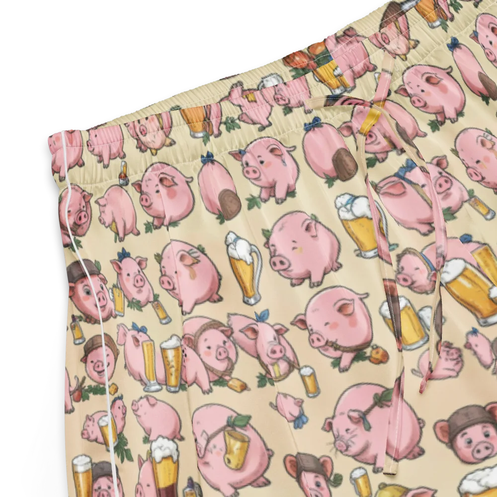 Pigskin Social on Women's Pajama Shorts — Product details