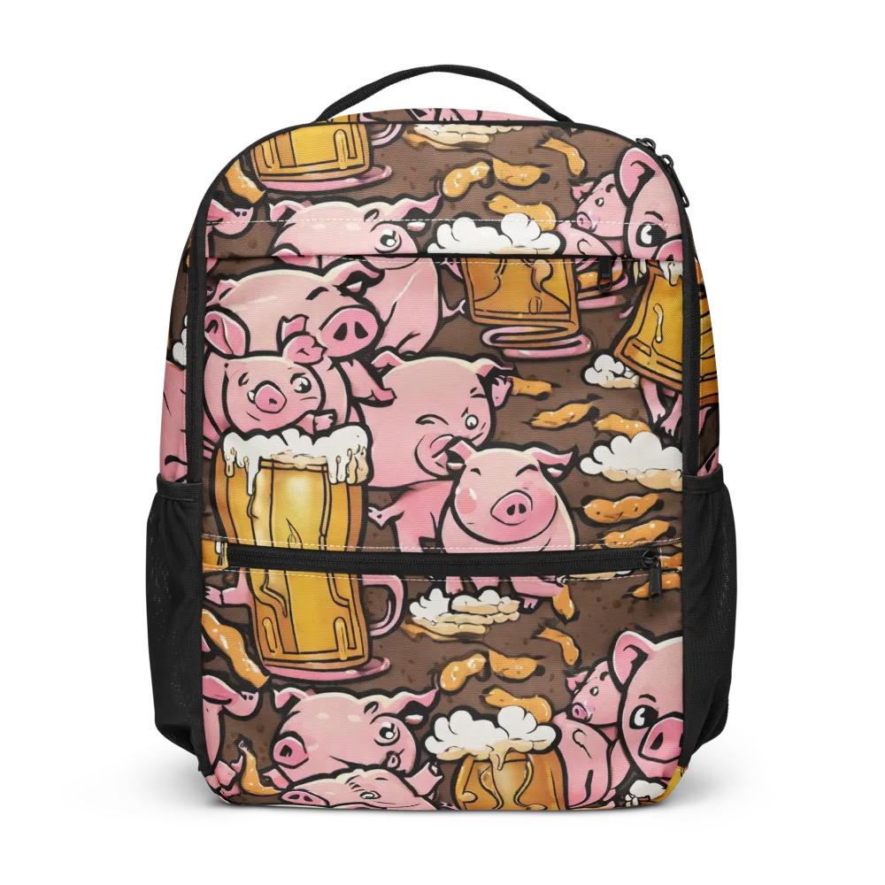 Pigtail Pilsner on Utility Backpack — Front