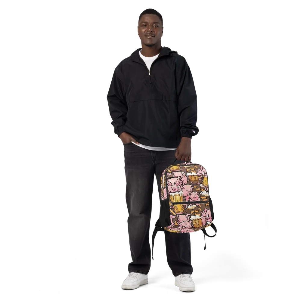 Pigtail Pilsner on Utility Backpack — Front