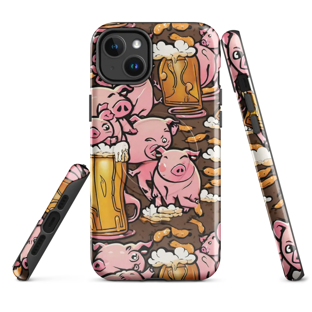 Pigtail Pilsner on MagSafe Tough Case for iPhone® — Front