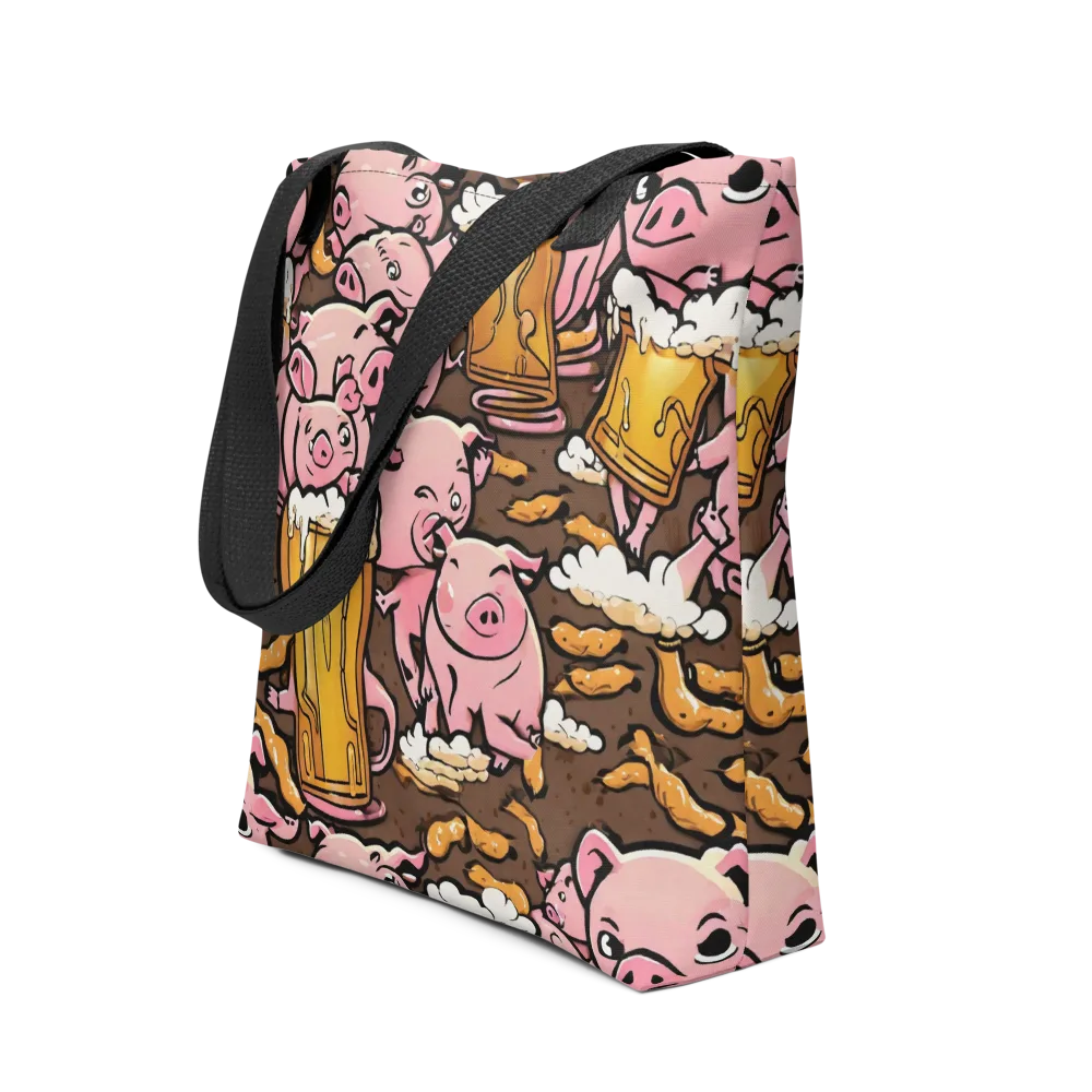 Pigtail Pilsner on Tote Bag — Front