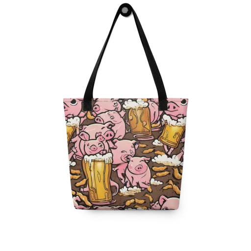 Pigtail Pilsner on a Tote Bag