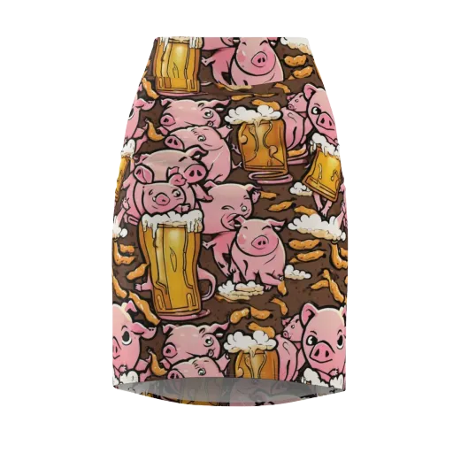 Pigtail Pilsner on a Pencil Skirt