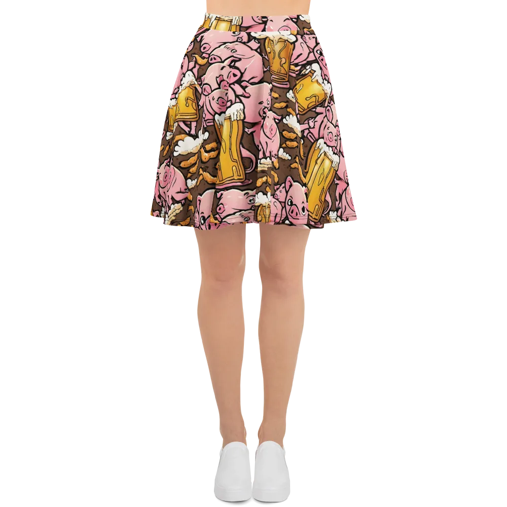 Pigtail Pilsner on Skater Skirt — Front