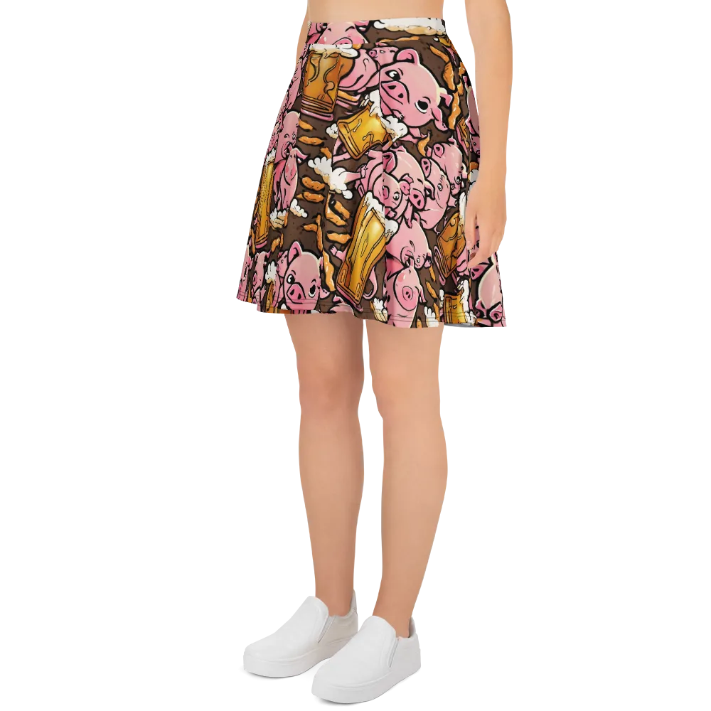 Pigtail Pilsner on Skater Skirt — Left
