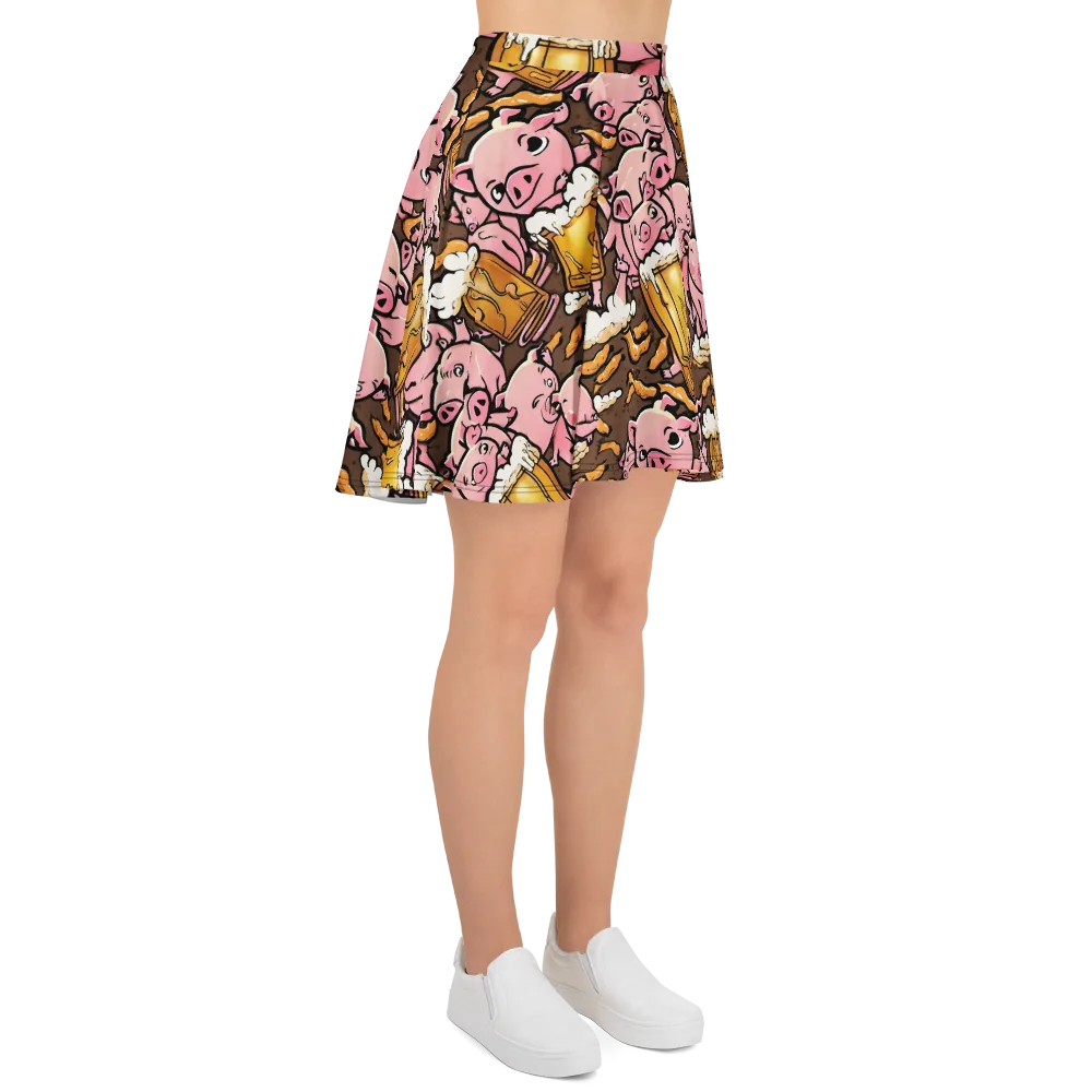 Pigtail Pilsner on Skater Skirt — Right
