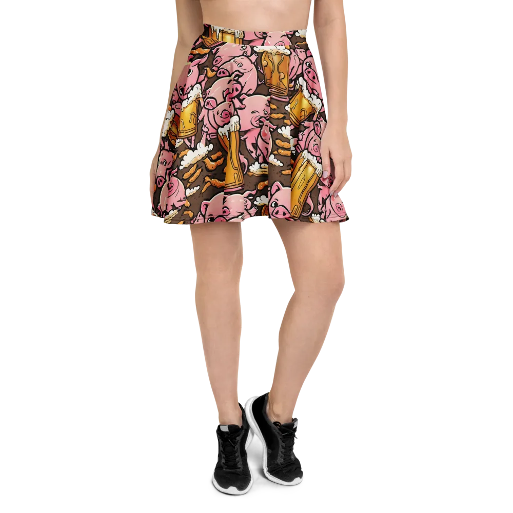 Pigtail Pilsner on Skater Skirt — Front
