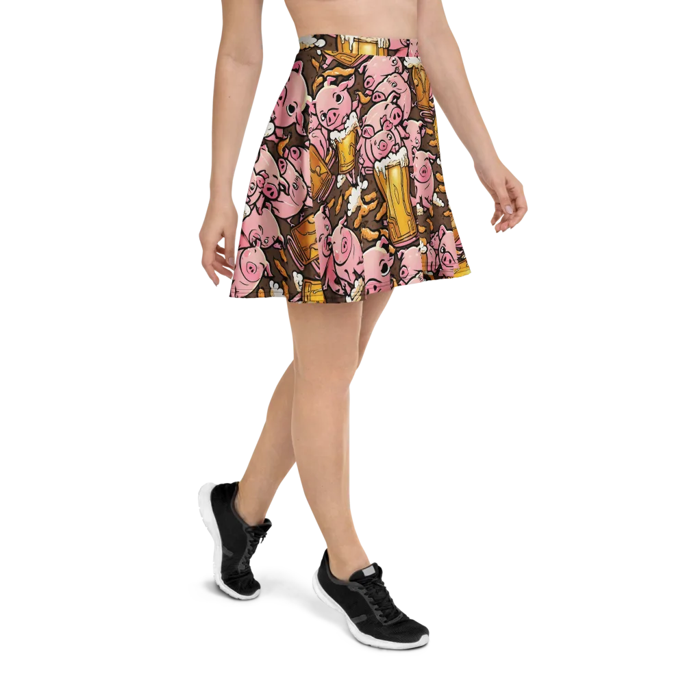Pigtail Pilsner on Skater Skirt — Right