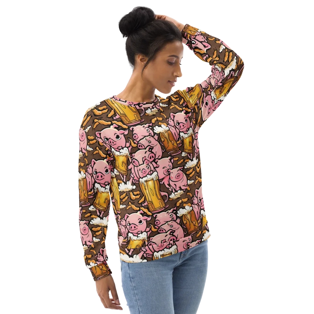 Pigtail Pilsner on Sweatshirt — Right Front