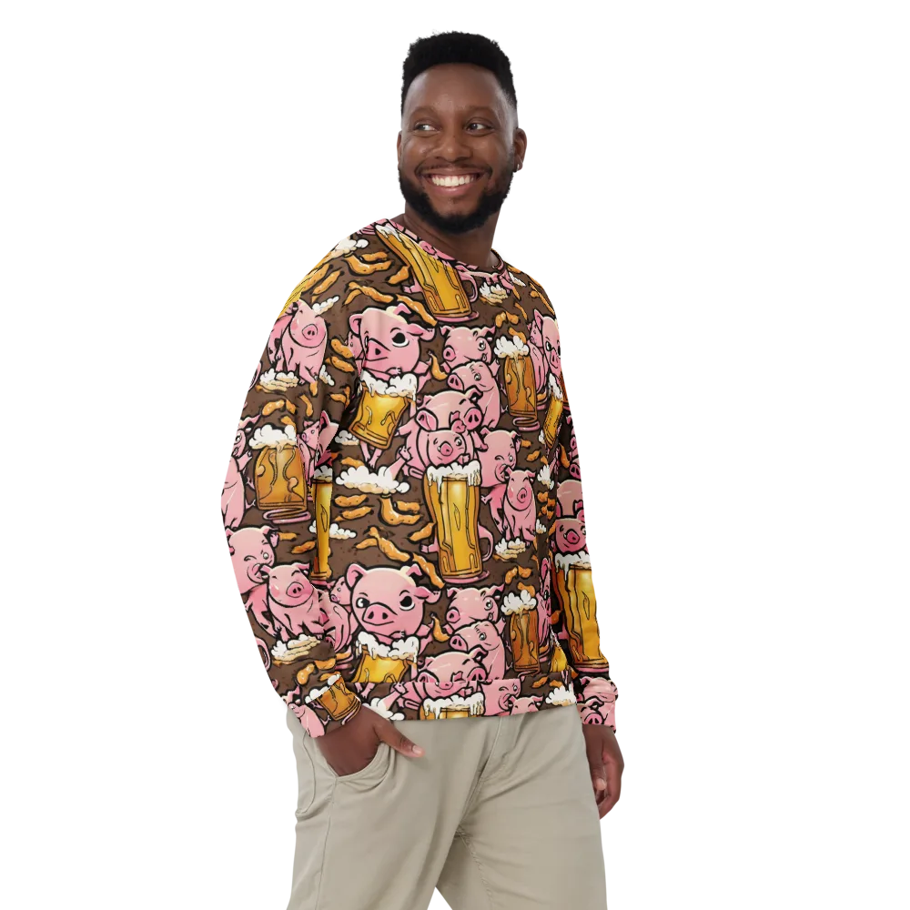 Pigtail Pilsner on Sweatshirt — Front