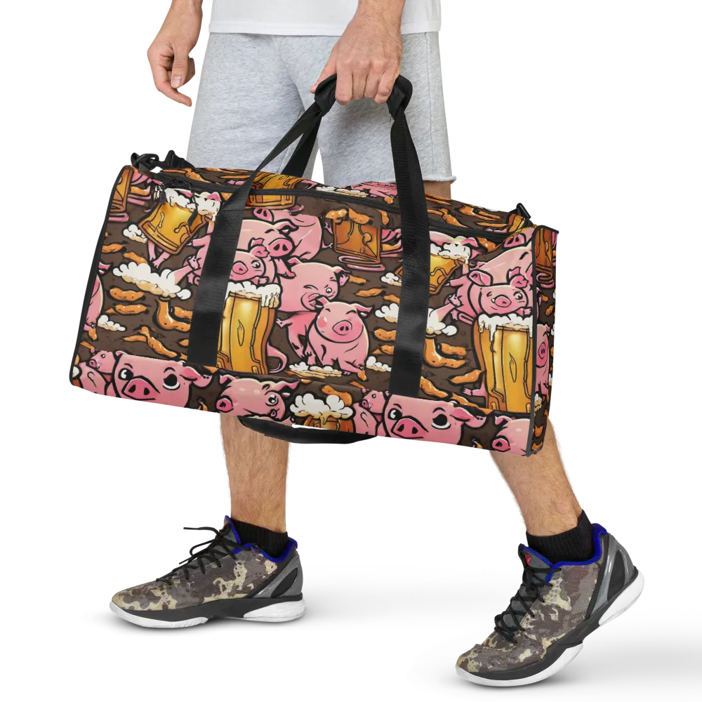 Pigtail Pilsner on Duffle Bag — Front