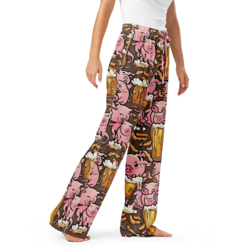 Pigtail Pilsner on a Women's Pajama Pants