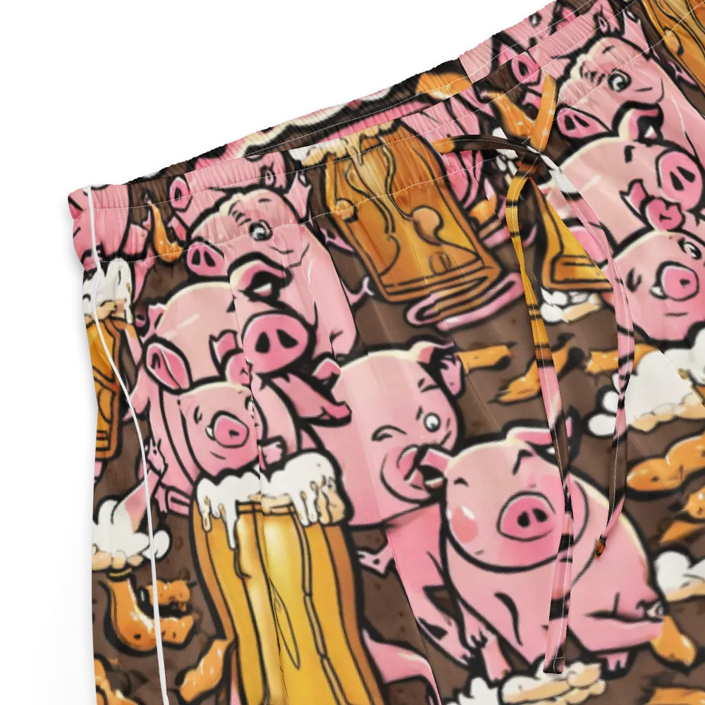 Pigtail Pilsner on Women's Pajama Shorts — Product details