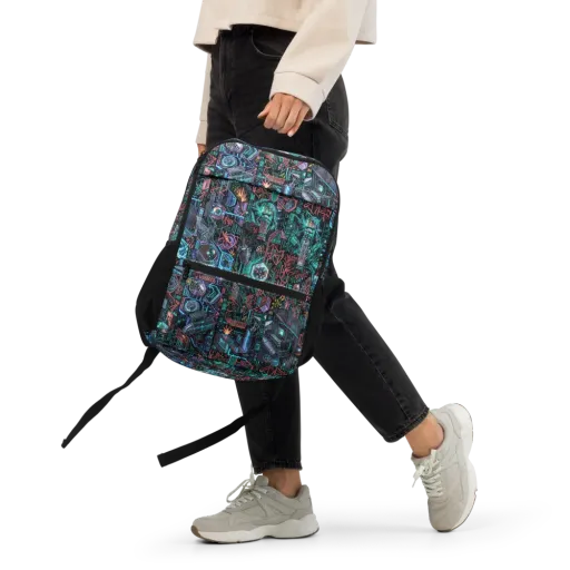 Cybernetic Jungle on a Utility Backpack