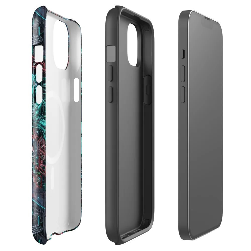 Cybernetic Jungle on MagSafe Tough Case for iPhone® — Front
