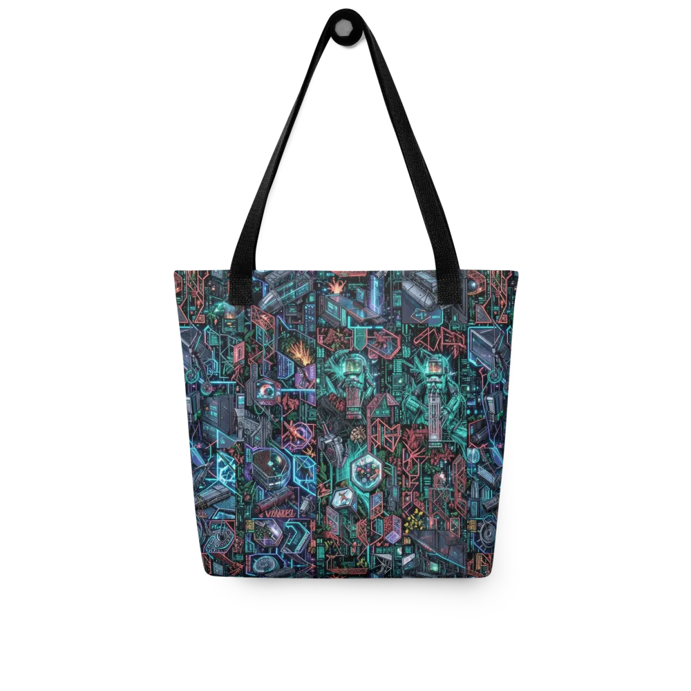 Cybernetic Jungle on Tote Bag — Front