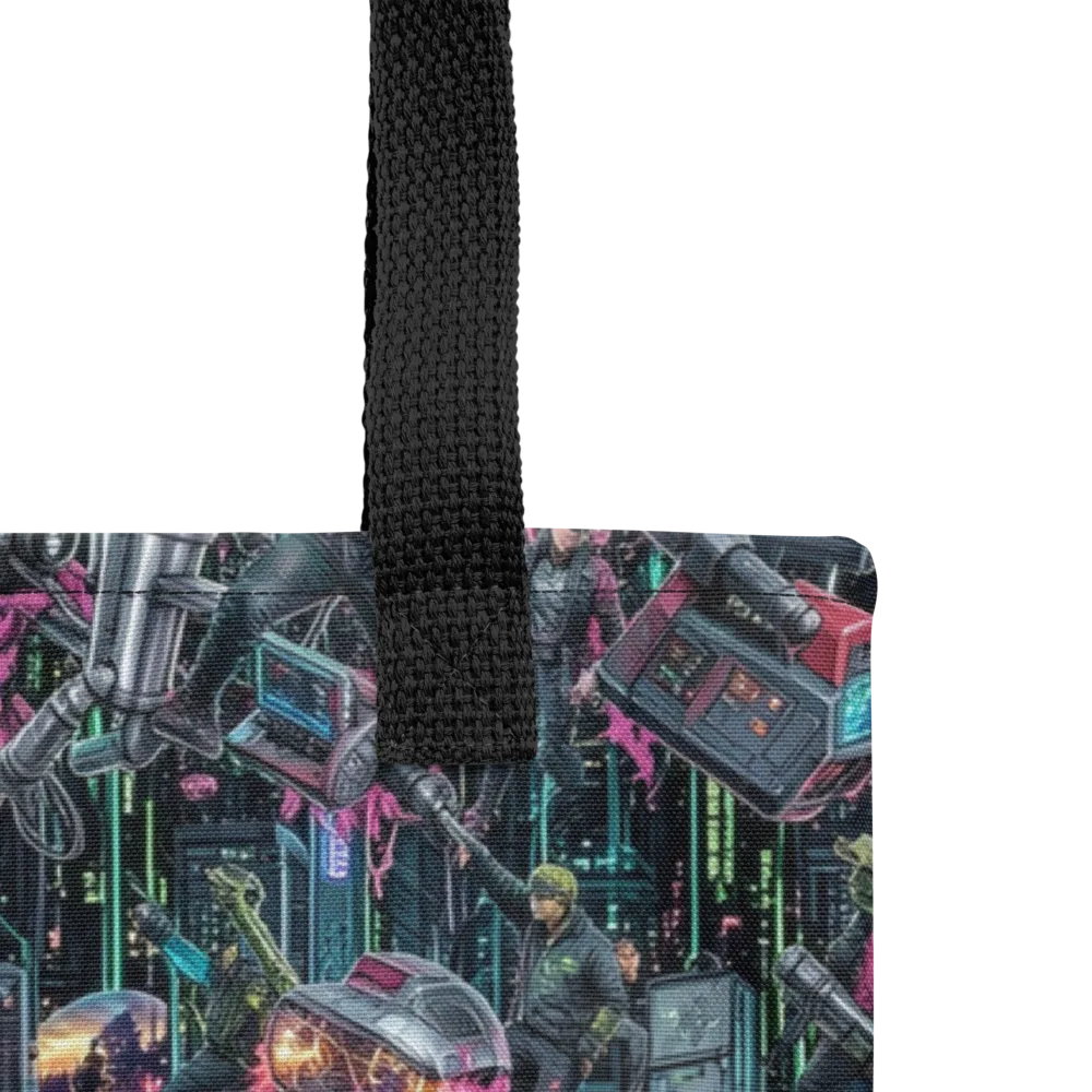Neon Ruin Circuit on Tote Bag — Product details