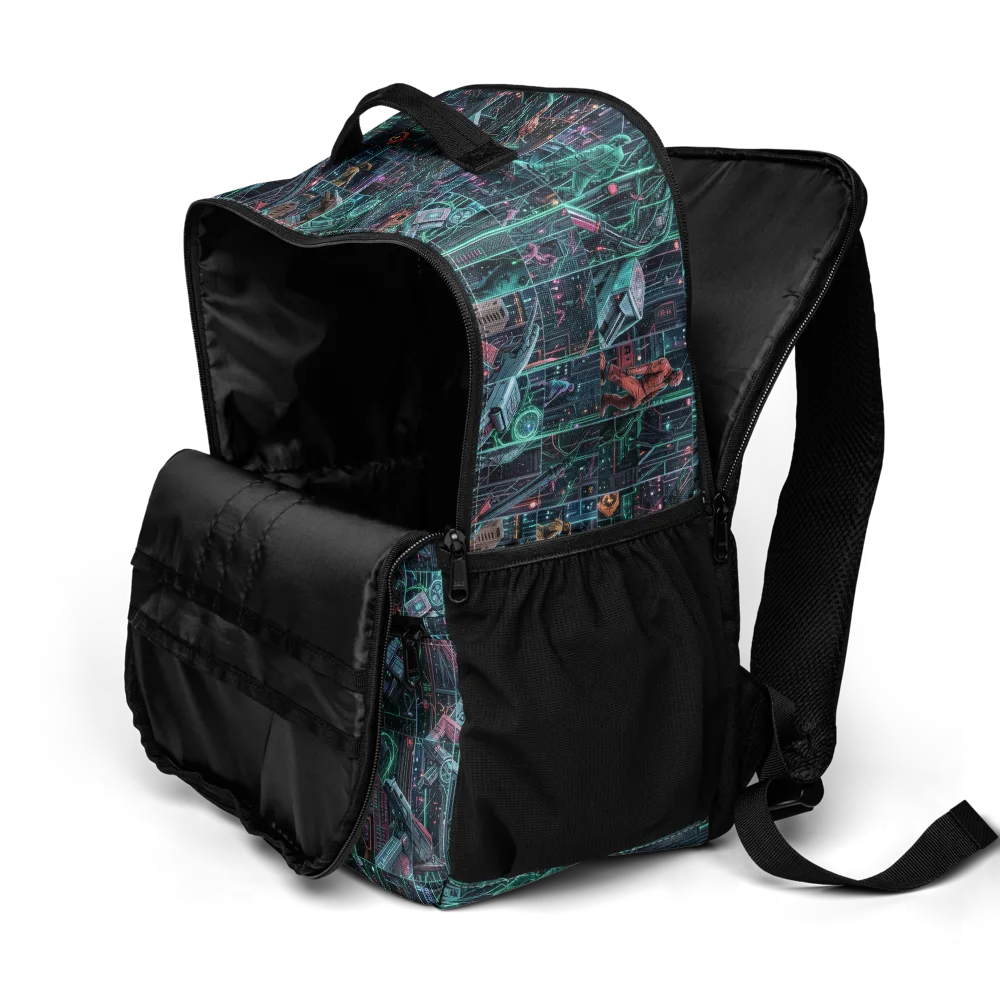 Circuit Nocturne on Utility Backpack — Product details 2