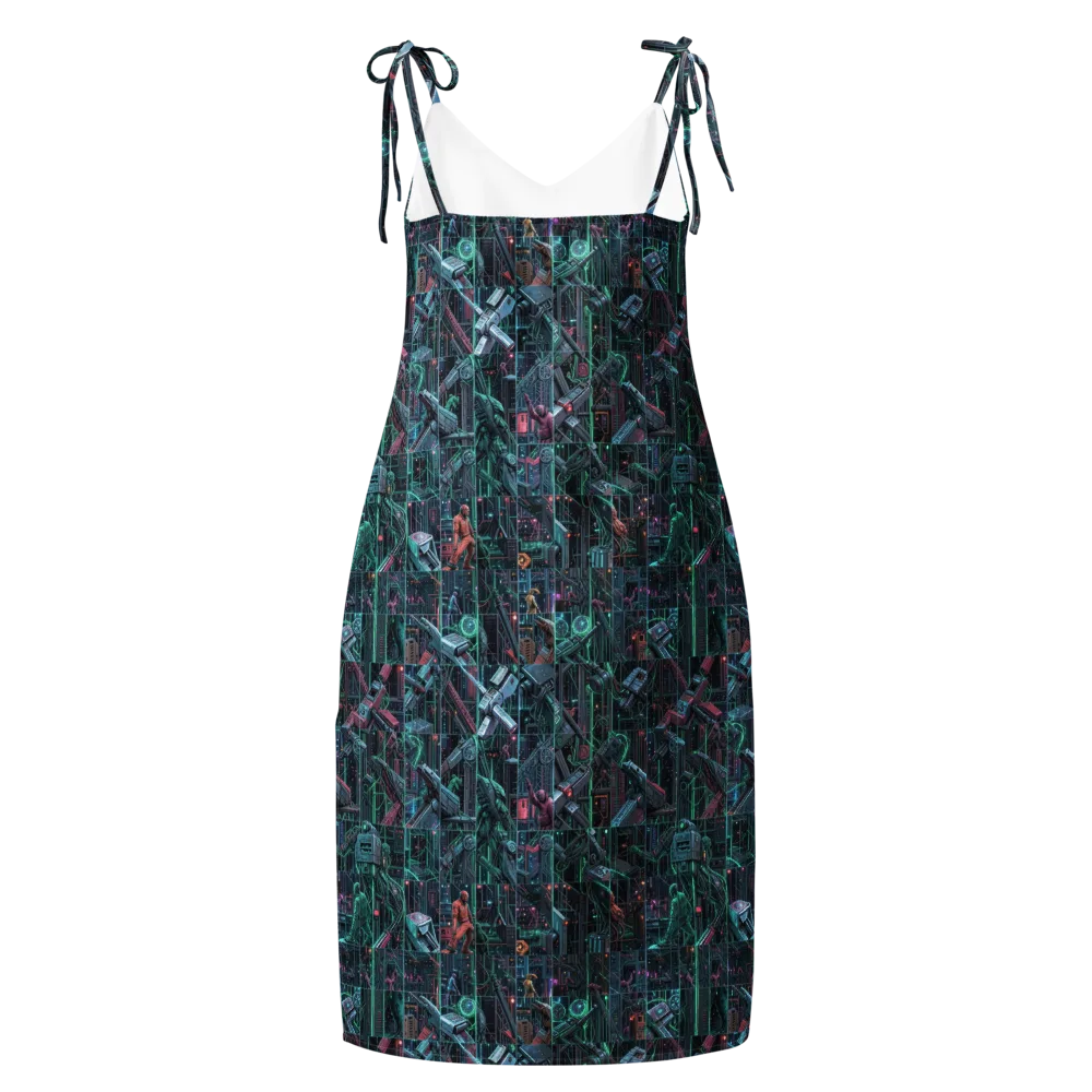 Circuit Nocturne on Slip Dress — Back