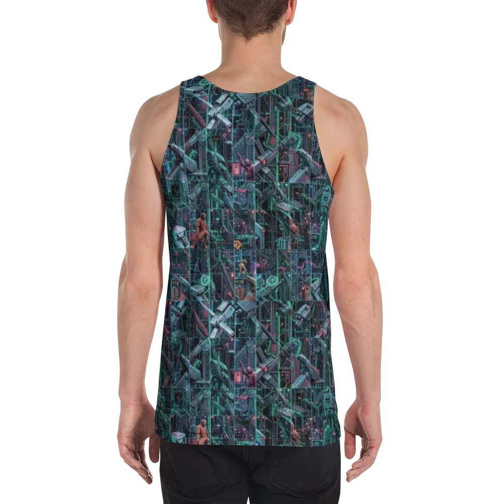 Circuit Nocturne on Men's Tank Top — Back