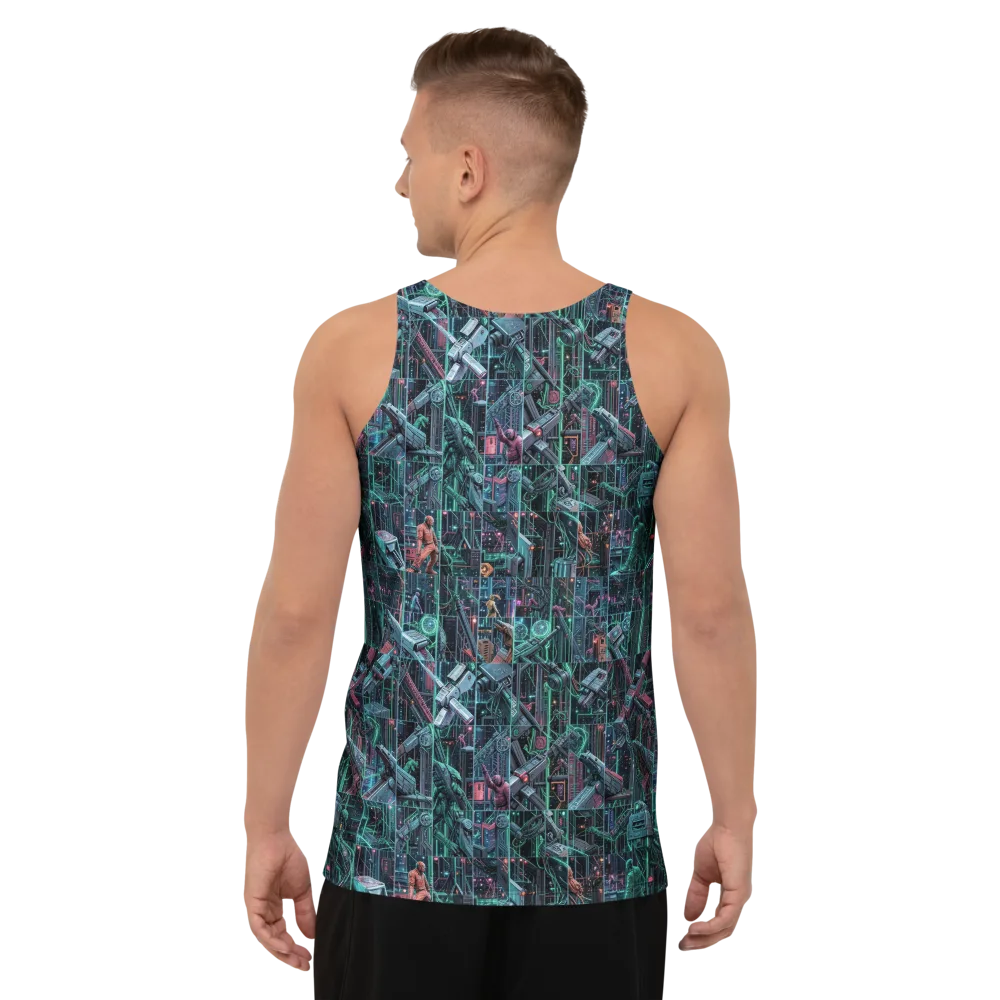 Circuit Nocturne on Men's Tank Top — Back