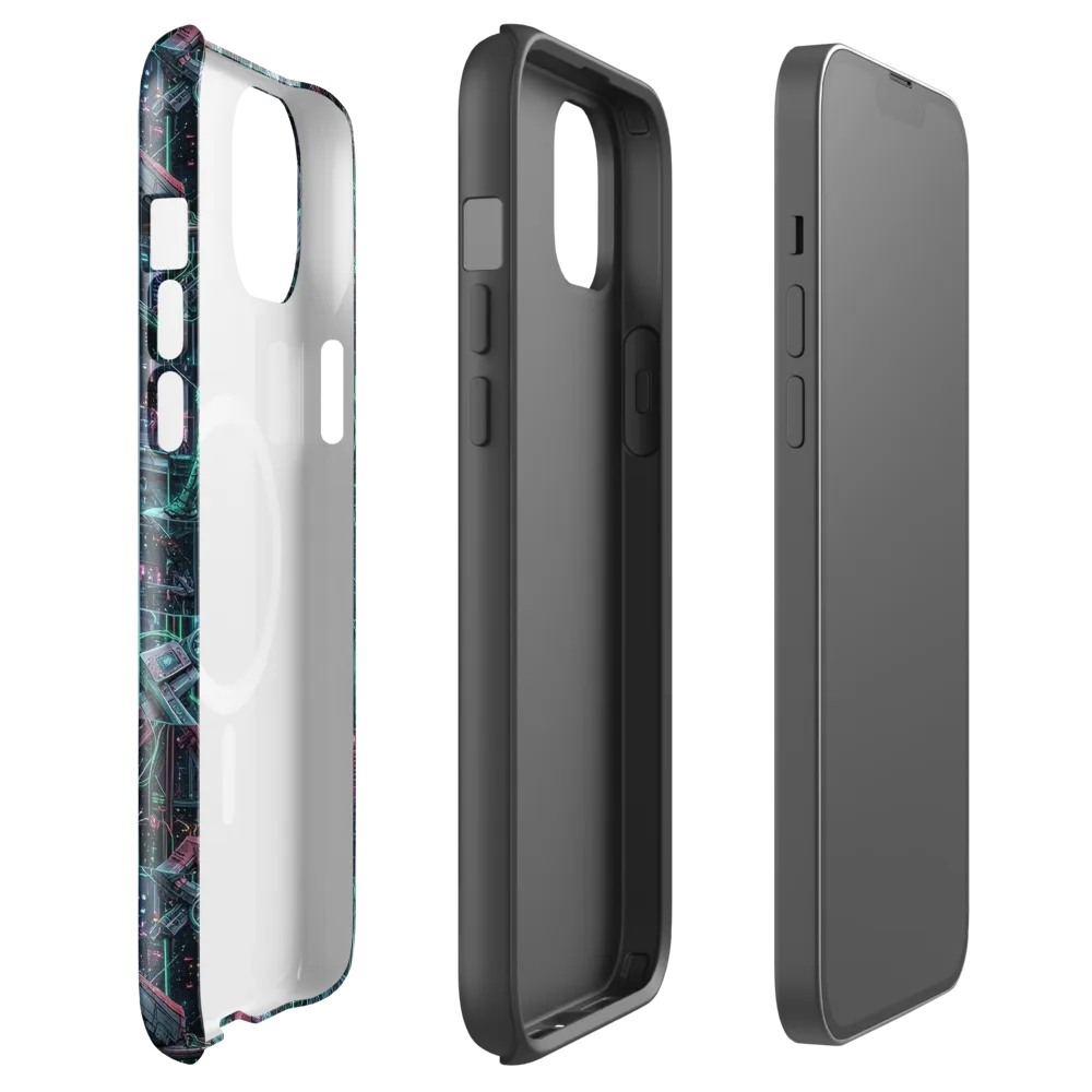 Circuit Nocturne on MagSafe Tough Case for iPhone® — Front