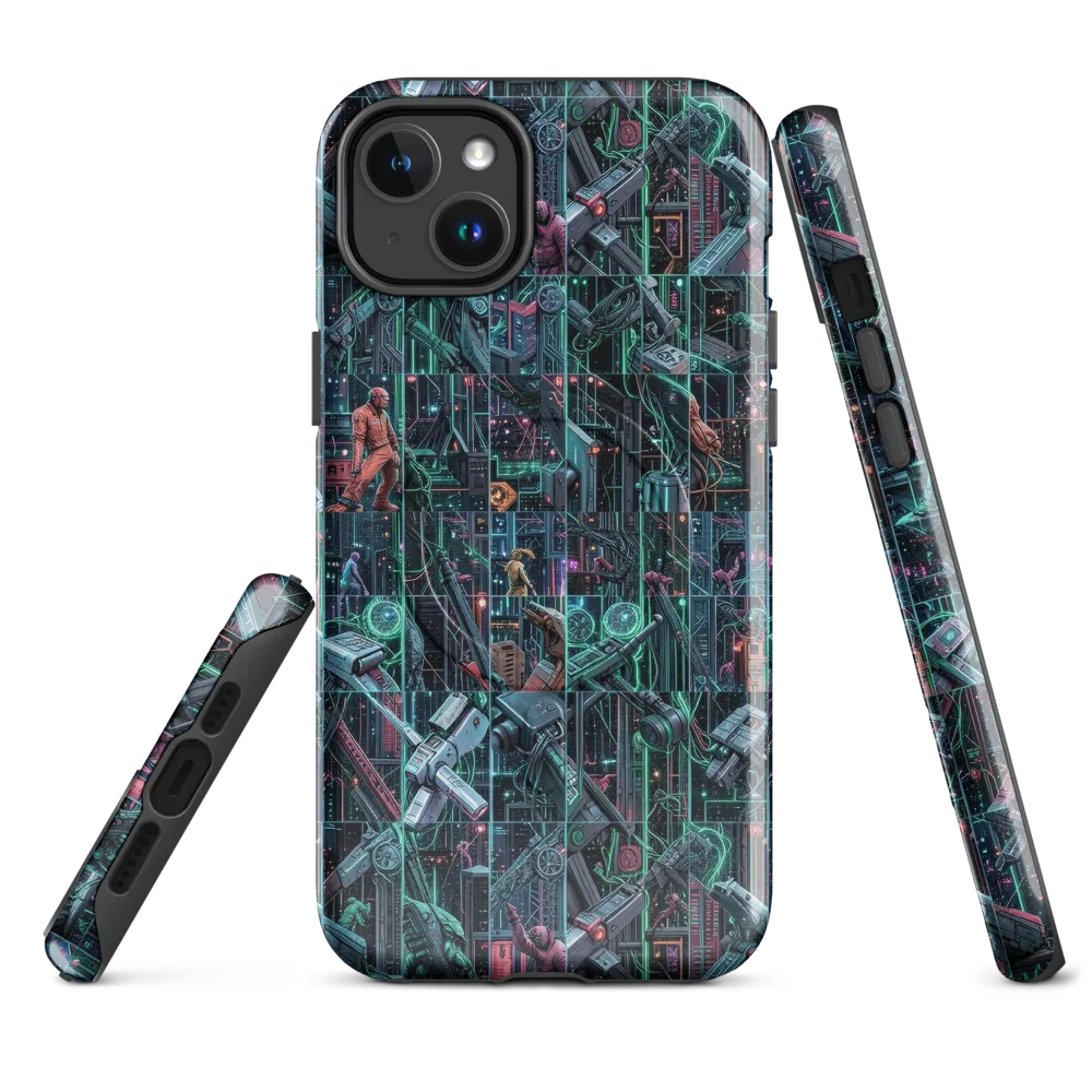 Circuit Nocturne on MagSafe Tough Case for iPhone® — Front