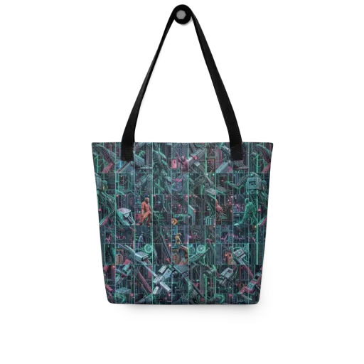 Circuit Nocturne on a Tote Bag