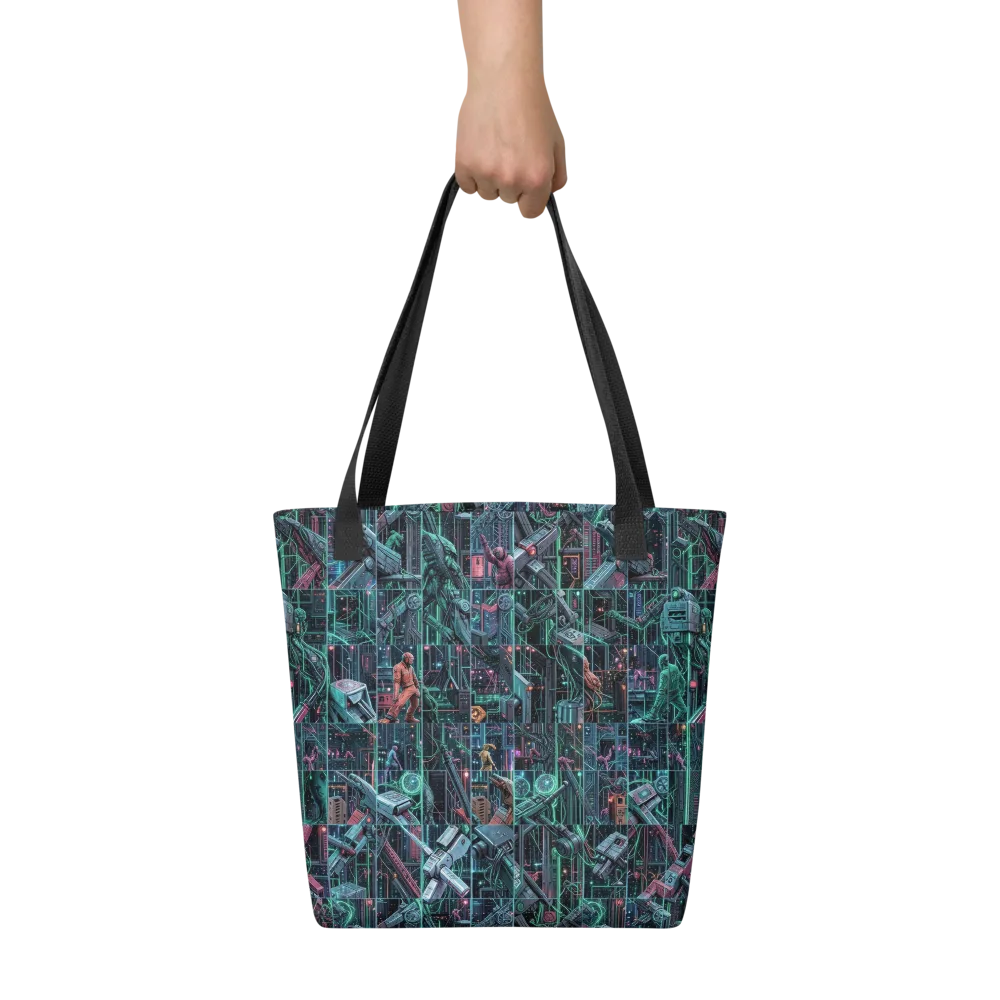 Circuit Nocturne on Tote Bag — Front