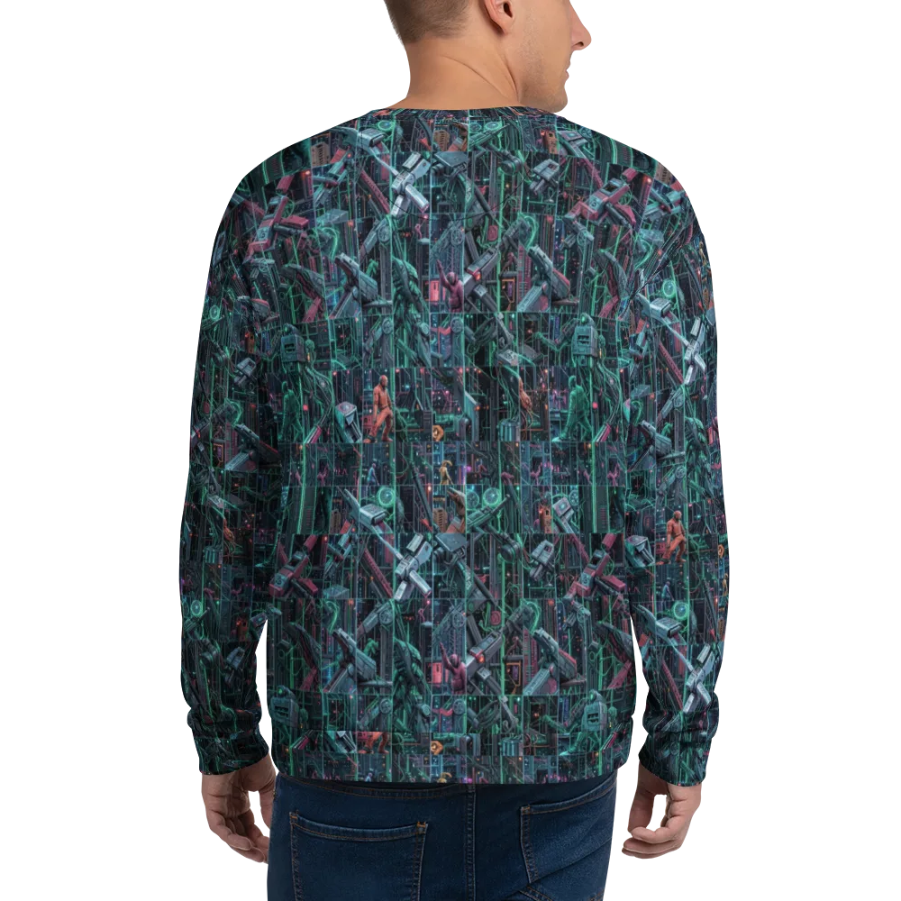 Circuit Nocturne on Sweatshirt — Back