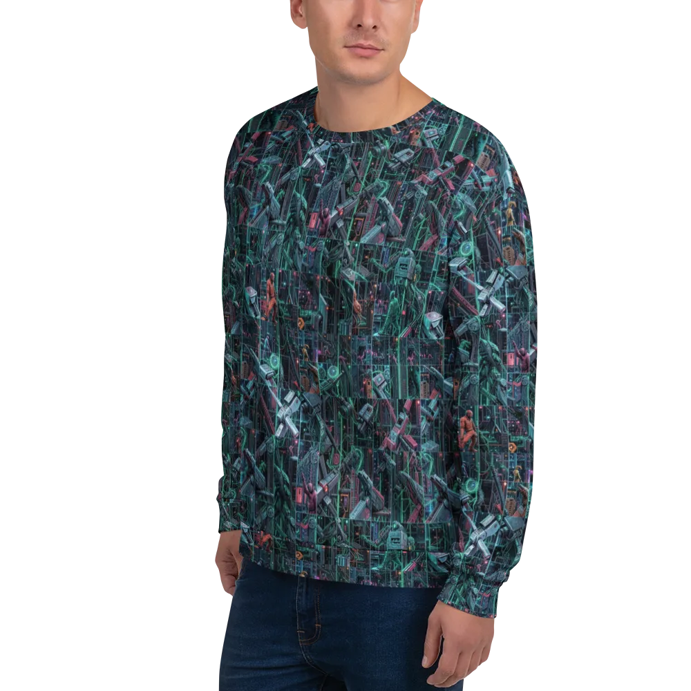 Circuit Nocturne on Sweatshirt — Left Front