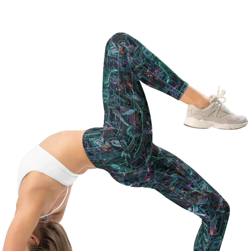 Circuit Nocturne on a Leggings