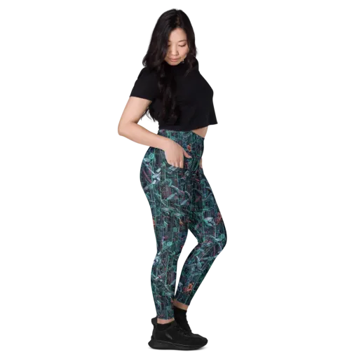 Circuit Nocturne on a Leggings with Pockets
