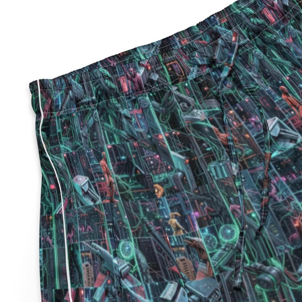 Circuit Nocturne on Women's Pajama Shorts — Product details