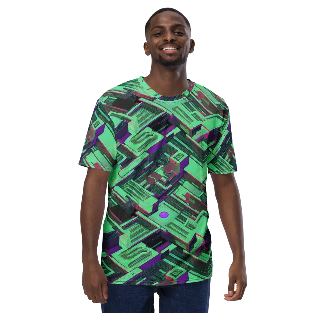 Prismatic Press on Men's Crew Neck T-Shirt — Front