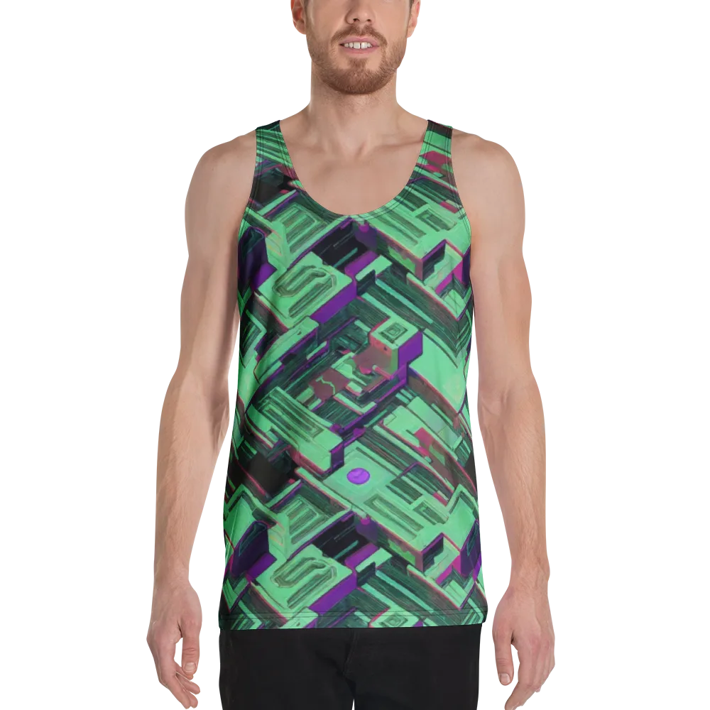 Prismatic Press on Men's Tank Top — Front