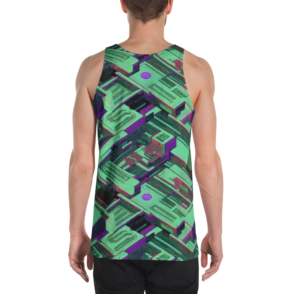 Prismatic Press on Men's Tank Top — Back