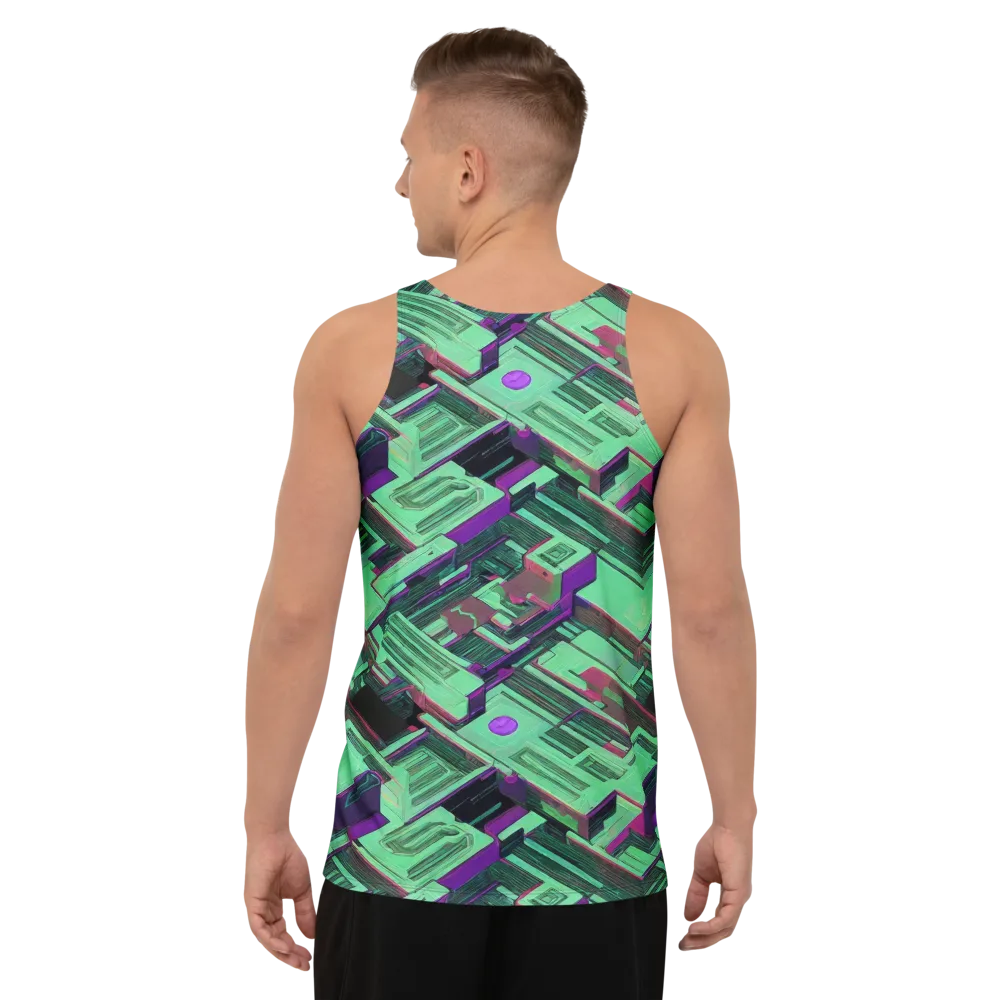 Prismatic Press on Men's Tank Top — Back